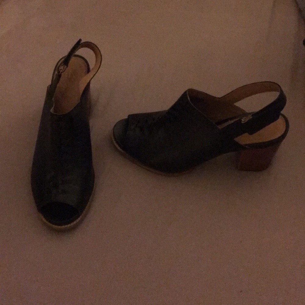 3 inch stacked sandal high heel